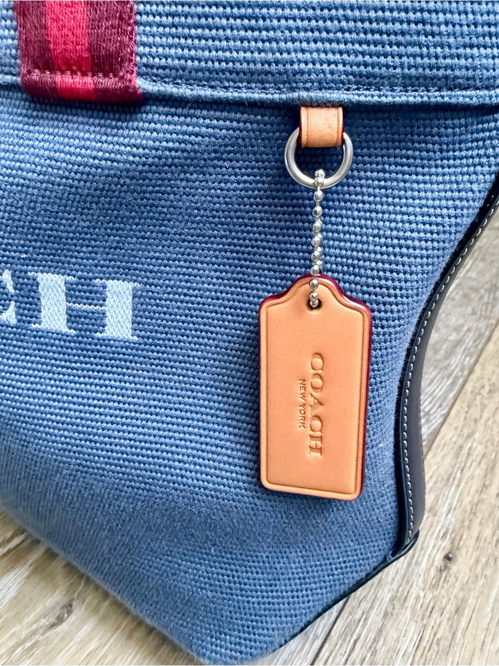 Coach Denim Tote - Picture 3 of 8